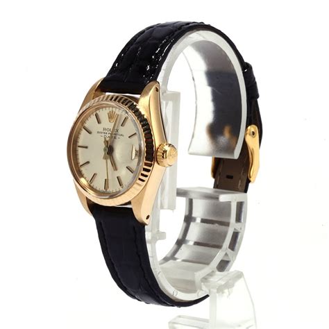 rolex leather strap for women.